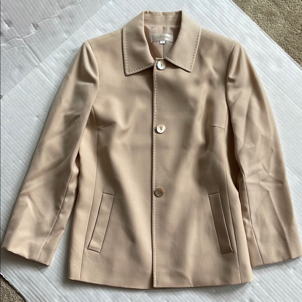 Lemonade Tan Blazer Timeless Suit Jacket